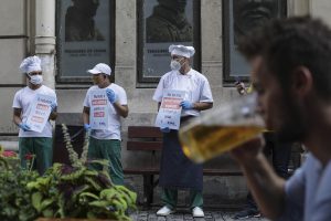 protest horeca, centrul vechi, restaurante, cafenele