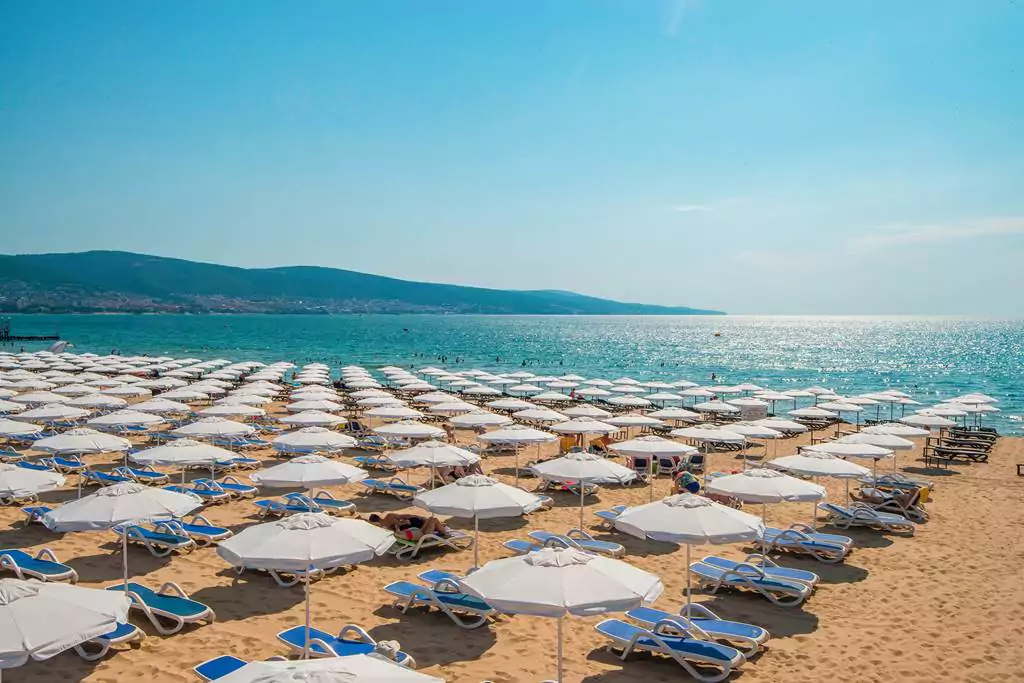 Sunny Beach, plaja, plaja Bulgaria