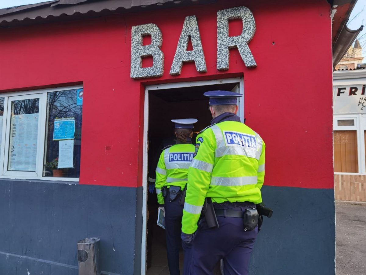 politie politist razie bar sursa IPJ Constanta