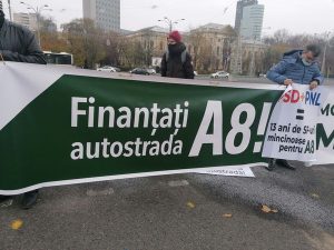 Protest A8, autostrada moldova