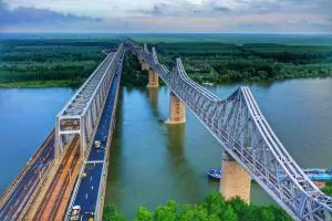 Podul Cernavodă pe Autostrada Soarelui