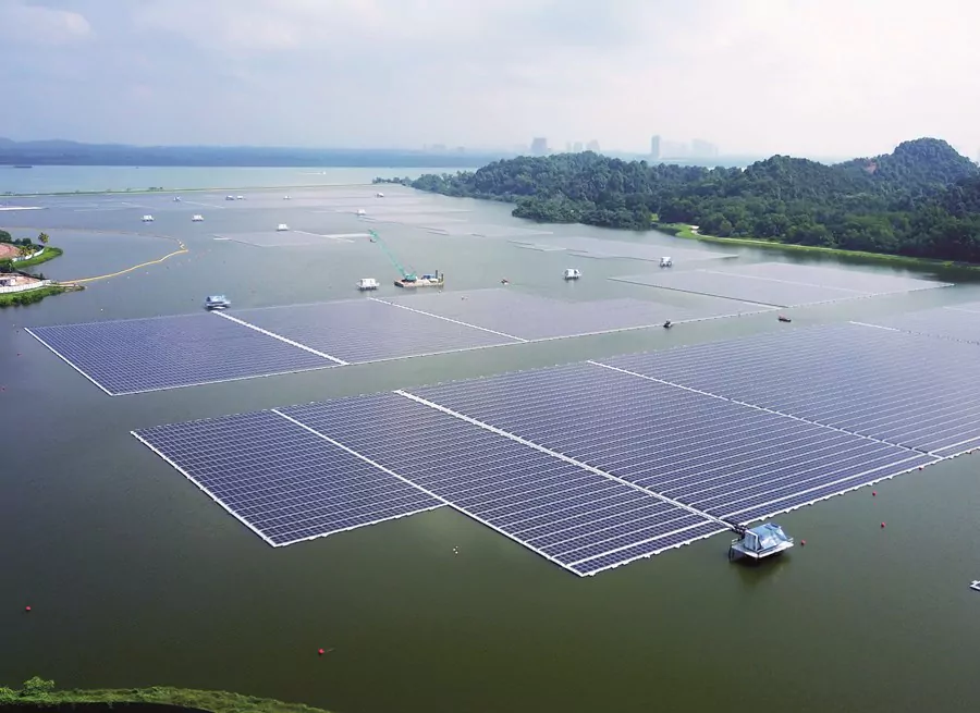 centrala fotovoltaica plutitoare Singapore