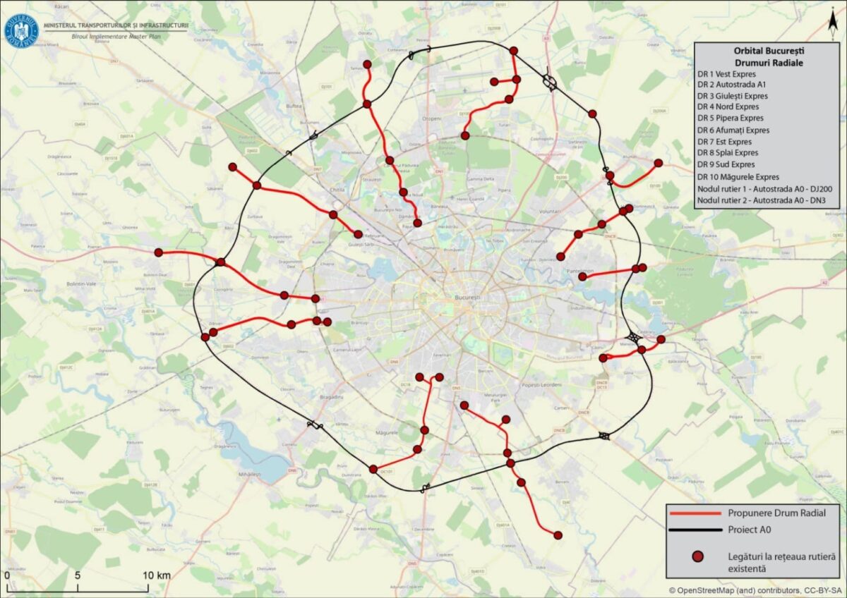 new Year check Better Primul Drum Expres din proiectul „Orbital București”: S-a lansat licitația  pentru proiectarea Drumului Expres 1 Vest, legătura între bulevardul  Timișoara, Domnești și Autostrada A0 (9 km)
