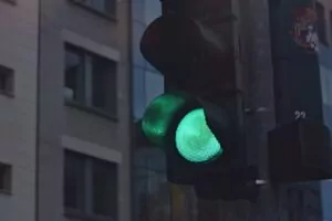 semafor verde indicator rutier