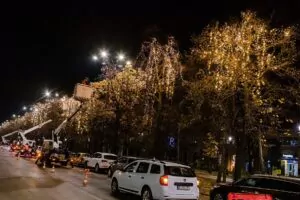luminite București, iluminat festiv, nicusor dan