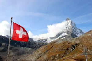 Elvetia steag munti Matterhorn
