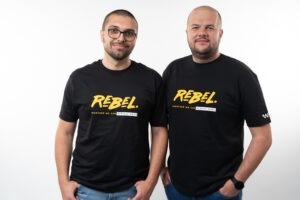 Tudor Ciuleanu și Kocsis Andras, cofondatorii RebelDot