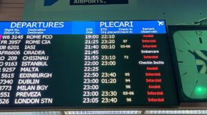 amanari-anulări zboruri/ Aeroport Bucuresti