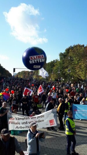 Berlin protest 22 oct 2022 ver.di