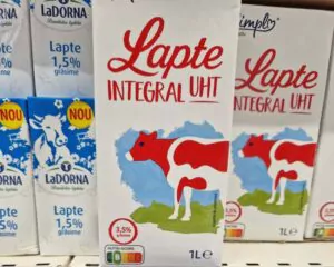 lapte marca proprie Carrefour