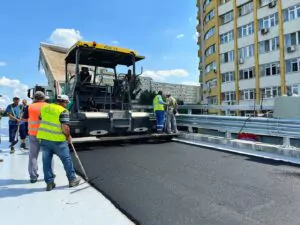 București a început asfaltarea Pasajului Doamna Ghica