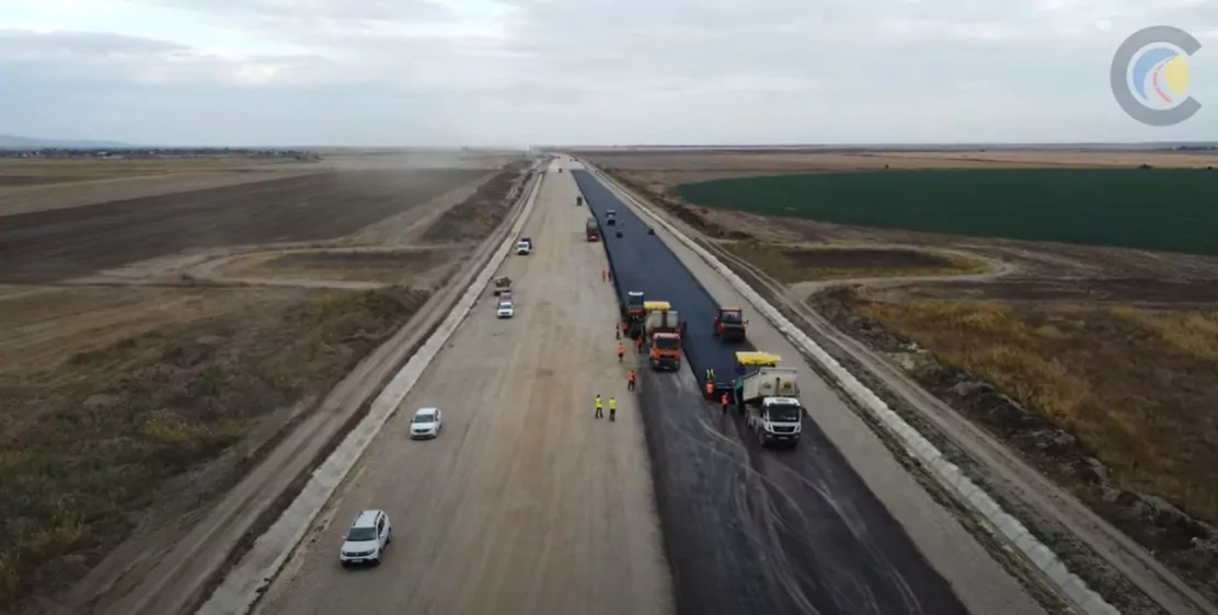 Autostrada Moldovei Lot 2 asfaltări Coni